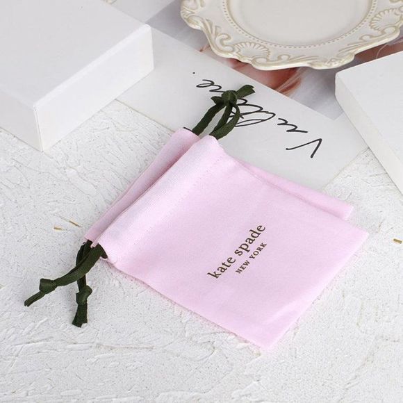 Kate Spade Glitter Square Stud Earrings - Small SILVER  with Dust Bag - Picture 7 of 7